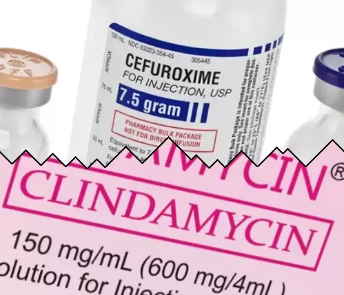 Cefuroxim vs Clindamycine