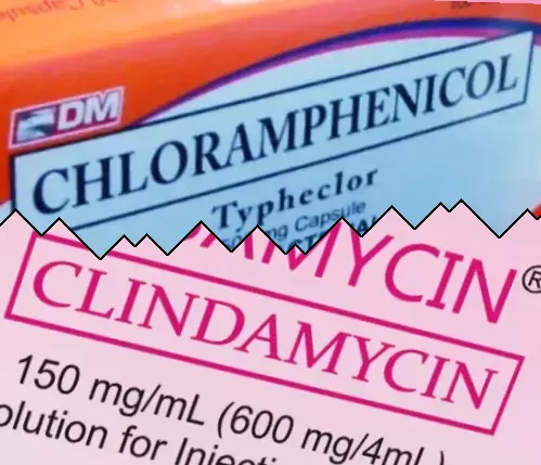 Chlooramfenicol vs Clindamycine
