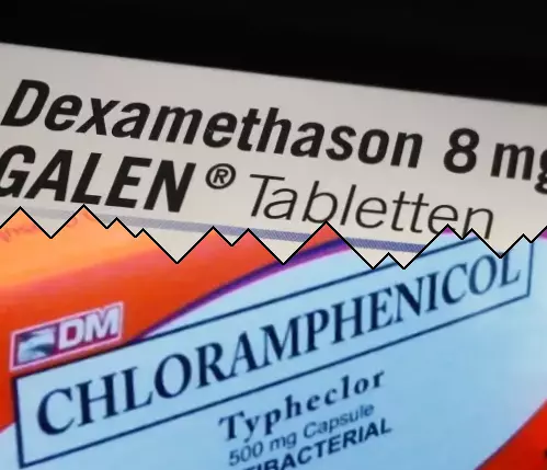 Dexamethason vs Chlooramfenicol