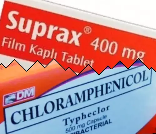 Suprax vs Chlooramfenicol