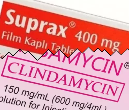 Suprax vs Clindamycine