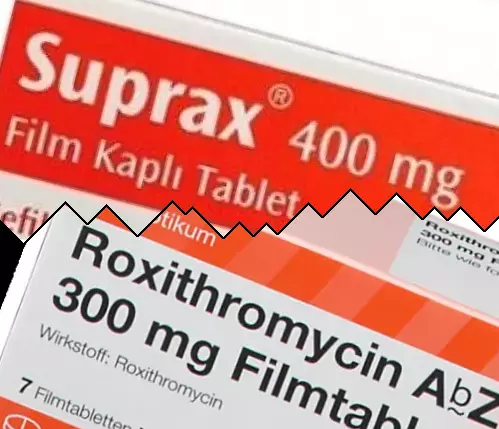 Suprax vs Roxitromycine